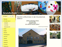 Tablet Screenshot of grundschule-seelow.de